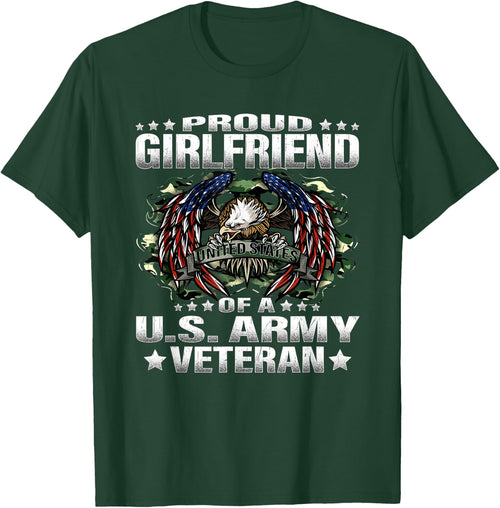 Proud Girlfriend Of A US Army Veteran Vet's Lover Gift