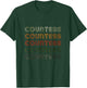 Love Heart Countess Grunge Vintage Style Black Countess T-Shirt - T-Shirt | Forest