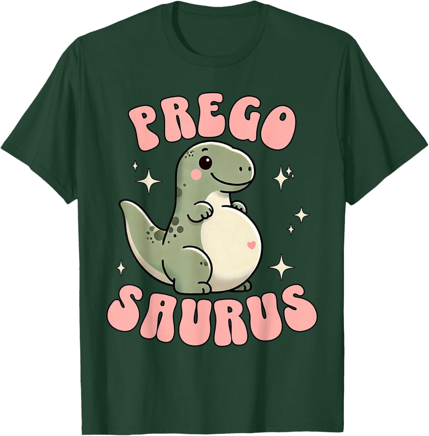 Funny Pregnant Mom Expecting Mama To Be Pregosaurus Cute Retro Mommy Dinosaur Pregnancy Announcement , Small, Black T-Shirt - T-Shirt | Forest