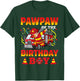 Pawpaw Of The Birthday Boy Fire Truck Firefighter Boys T-Shirt - T-Shirt | Forest