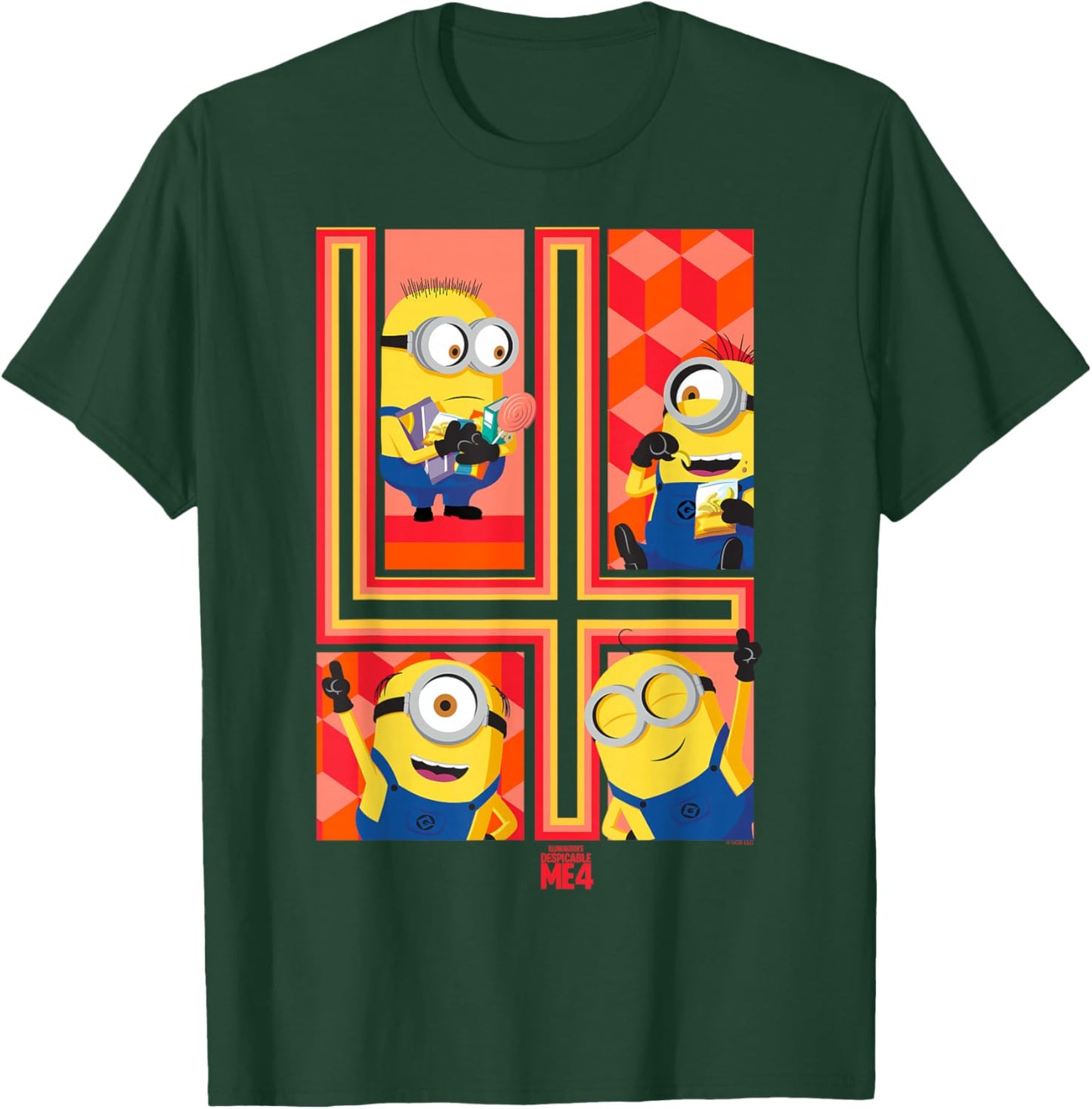 Minions Despicable Me 4 Minions Group T-Shirt - T-Shirt | Forest