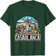 Morocco Casablanca Skyline Moroccan Costume T-Shirt - T-Shirt | Forest
