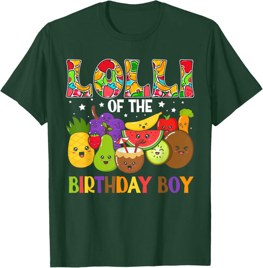 Lolli of The Birthday Boy Family Fruit Birthday T-Shirt - T-Shirt | Forest