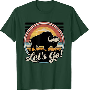 Let's Go Buffalo New York WNY BFLO Vintage T-Shirt - T-Shirt | Forest