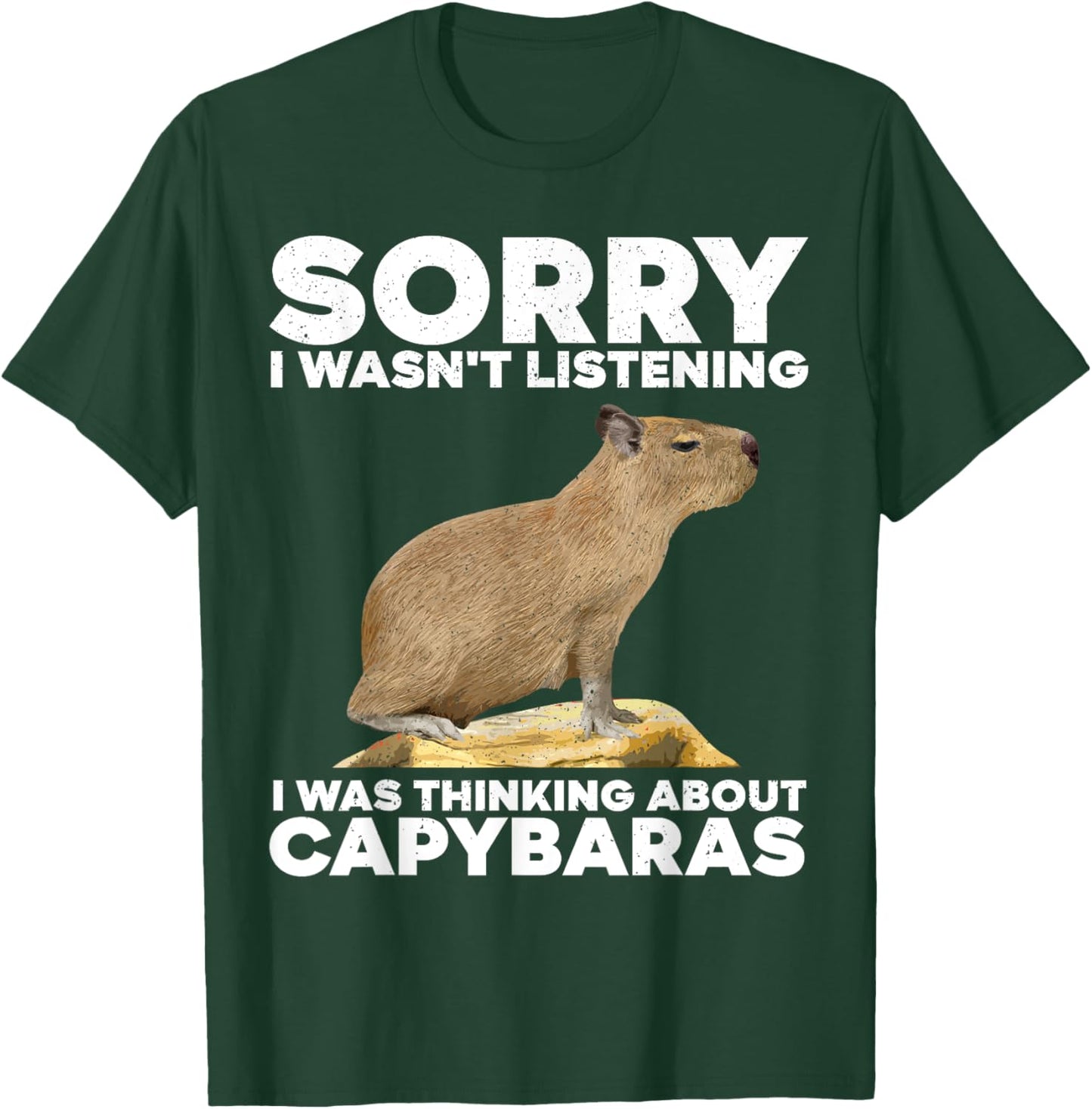 Best Capybara Design Women Kids Pet Rodent Capybara T-Shirt - T-Shirt | Forest