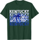 Coquette Blue Floral Bow Kentucky T-Shirt - T-Shirt | Forest