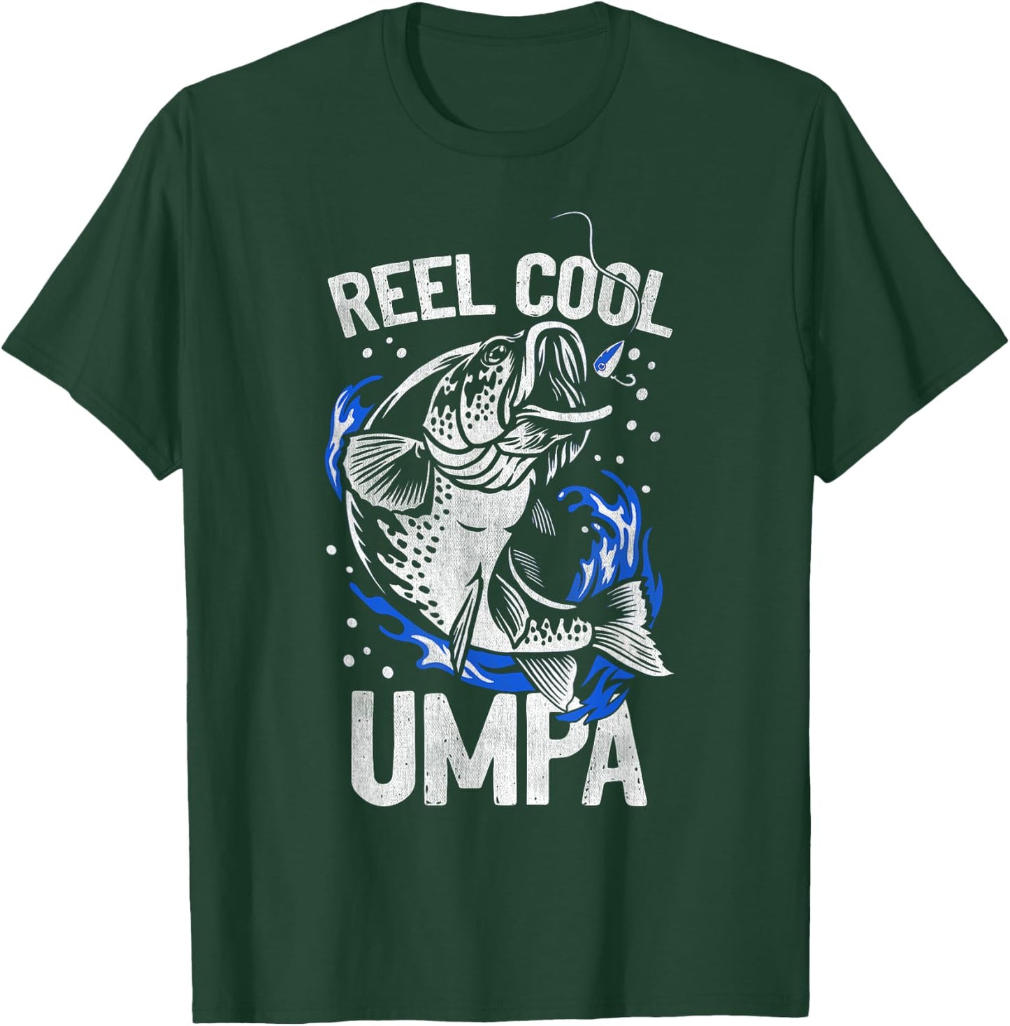 Umpa Fishing: Reel Cool Umpa Funny Fathers Day Gift T-Shirt - T-Shirt | Forest