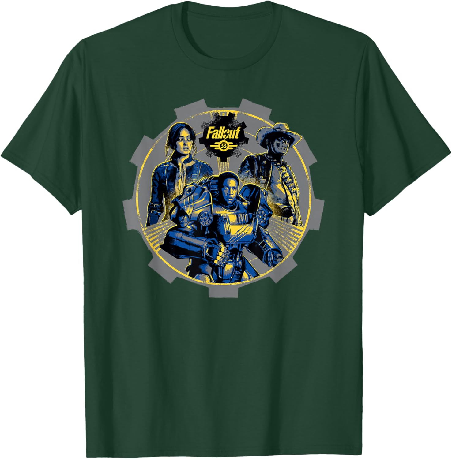 Fallout - Trio Vault T-Shirt - T-Shirt | Forest