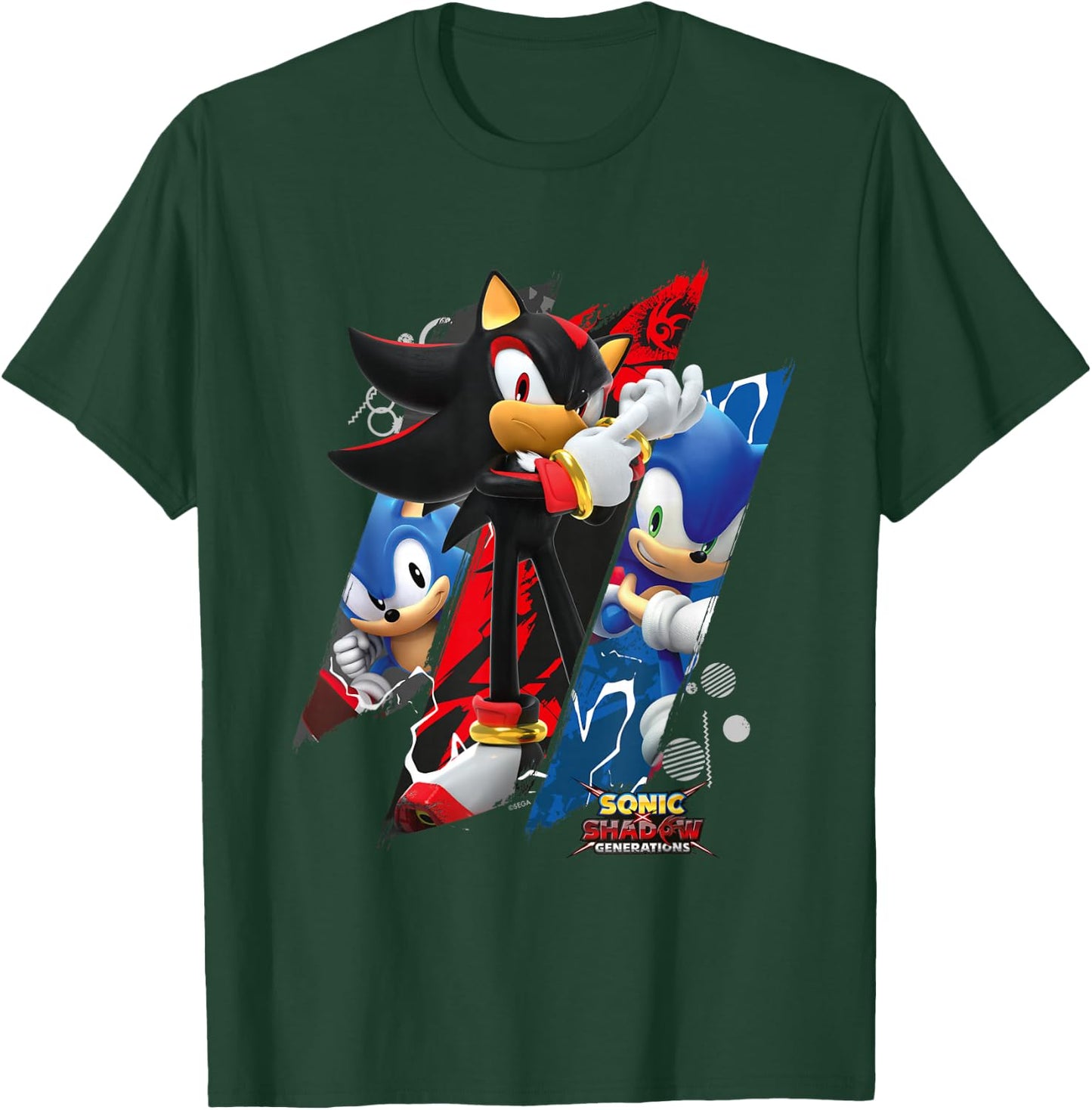 Sonic the Hedgehog, Sonic X Shadow Generations - Trio T-Shirt - T-Shirt | Forest