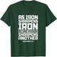 Proverbs 27:17 Bible Quote Christian Scriptures Religion T-Shirt - T-Shirt | Forest
