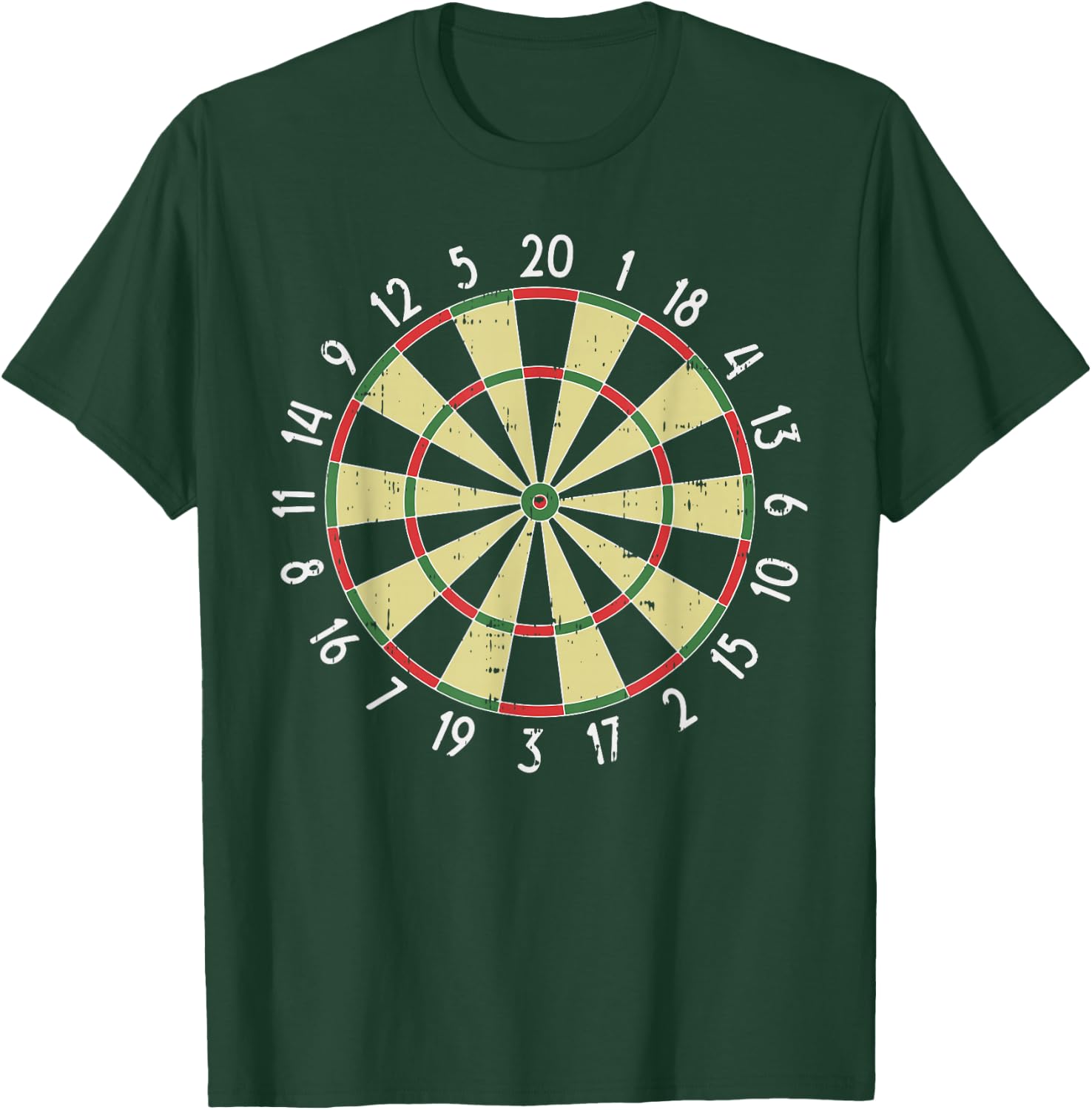 Dartboard Shirt Halloween Dart Game Sports Lazy Costume T-Shirt - T-Shirt | Forest