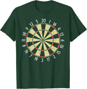Dartboard Shirt Halloween Dart Game Sports Lazy Costume T-Shirt - T-Shirt | Forest