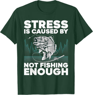 Funny Fishing Design Women Bass Fly Fishing Lovers T-Shirt - T-Shirt | Forest
