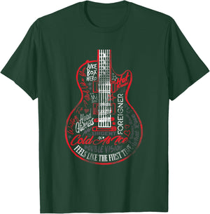Foreigner Juke Box Hero Tracklist T-Shirt - T-Shirt | Forest