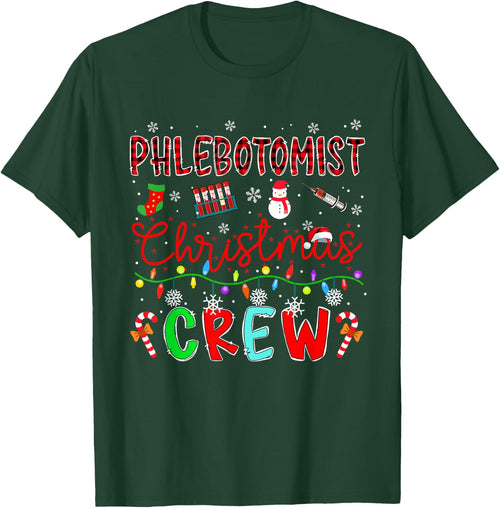 Phlebotomist Christmas Crew Matching Job Team Funny Parties