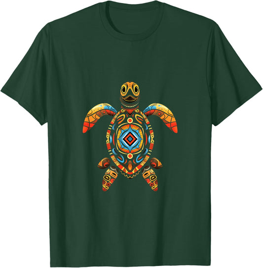 Sea Turtle Indian Tribes Indian Tribes Indian Tribes Indigenous T-Shirt - T-Shirt | Forest