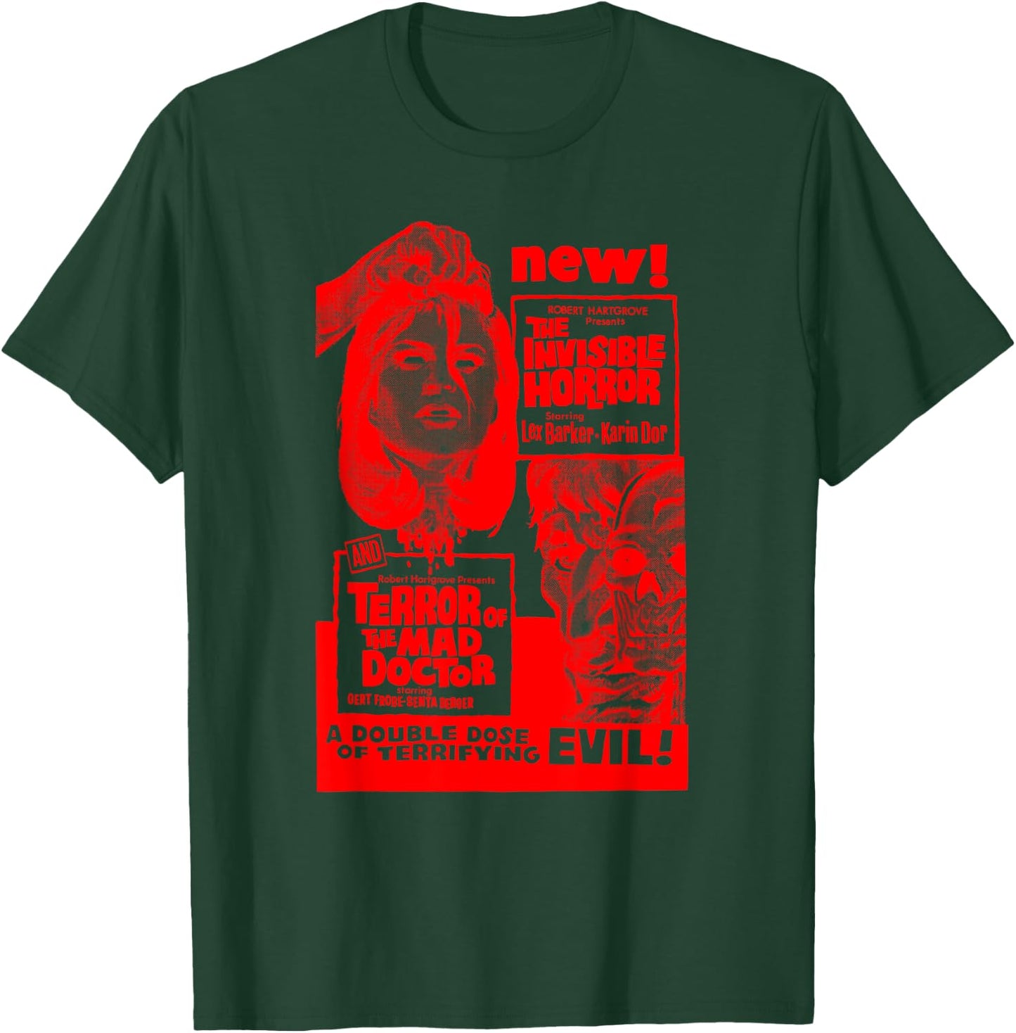 Classic Halloween Monster Poster Horror Movie T-Shirt - T-Shirt | Forest