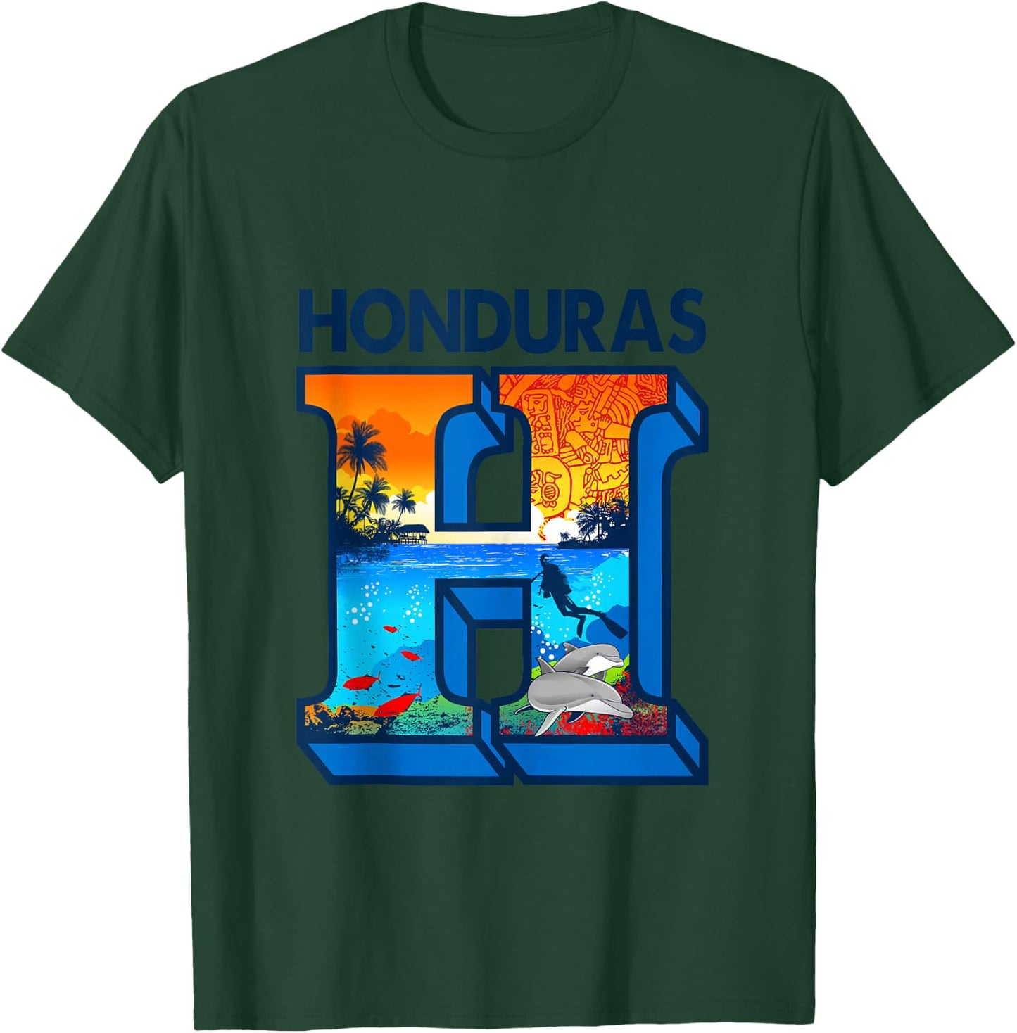 Honduras H T-Shirt - T-Shirt | Forest