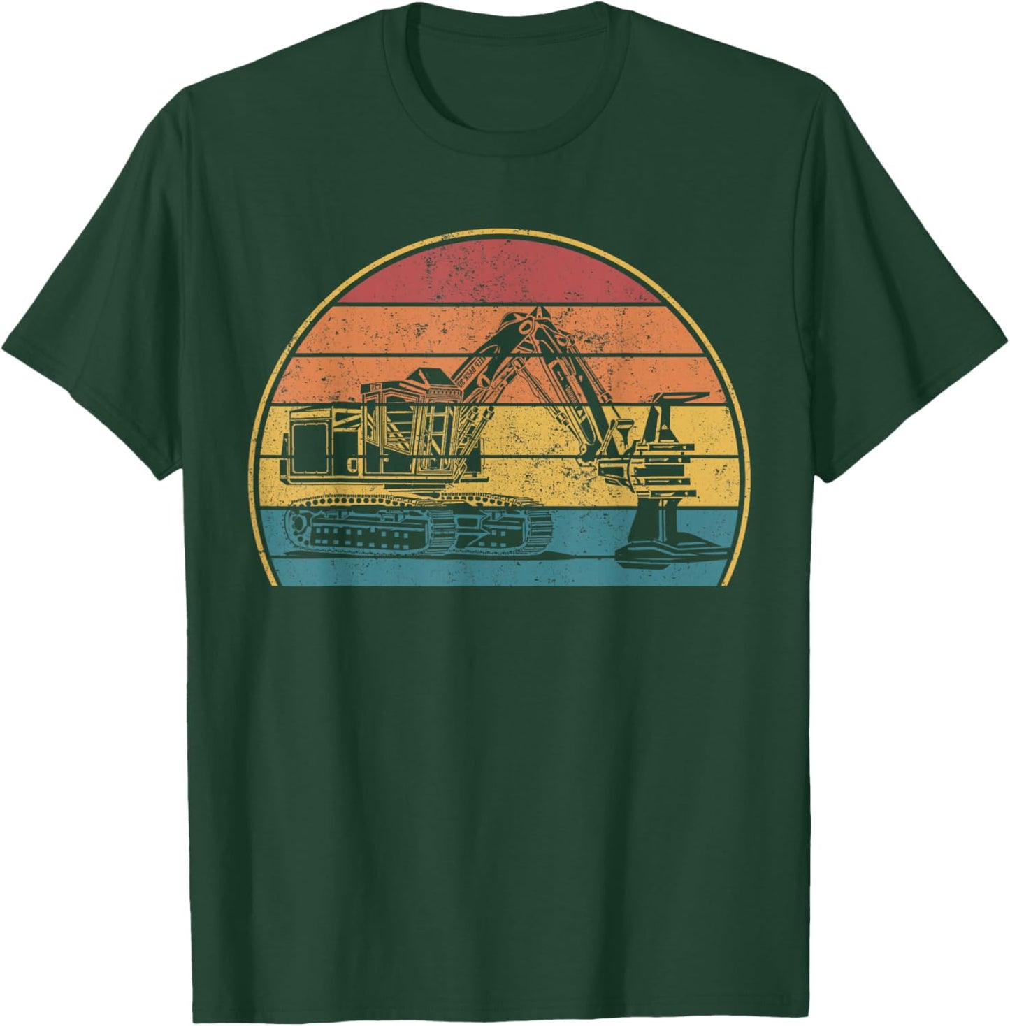 Feller Buncher Operator Logger Logging Log Tree Cutting T-Shirt - T-Shirt | Forest