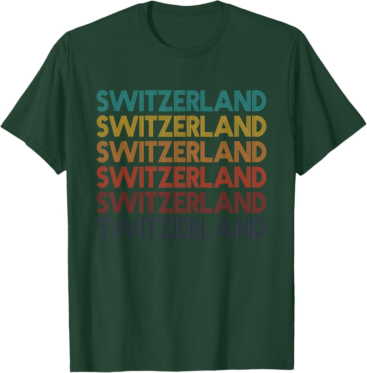 Vintage Switzerland T-Shirt - T-Shirt | Forest