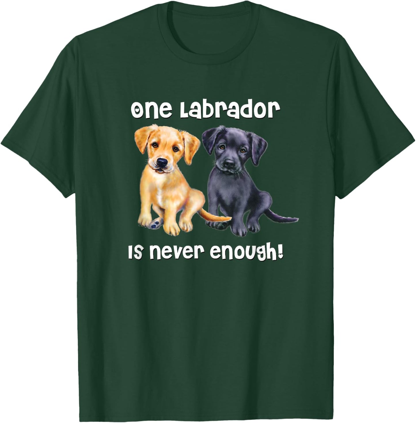 Labrador Pet Dog Funny T Shirt Gift Black Golden Yellow lab T-Shirt - T-Shirt | Forest