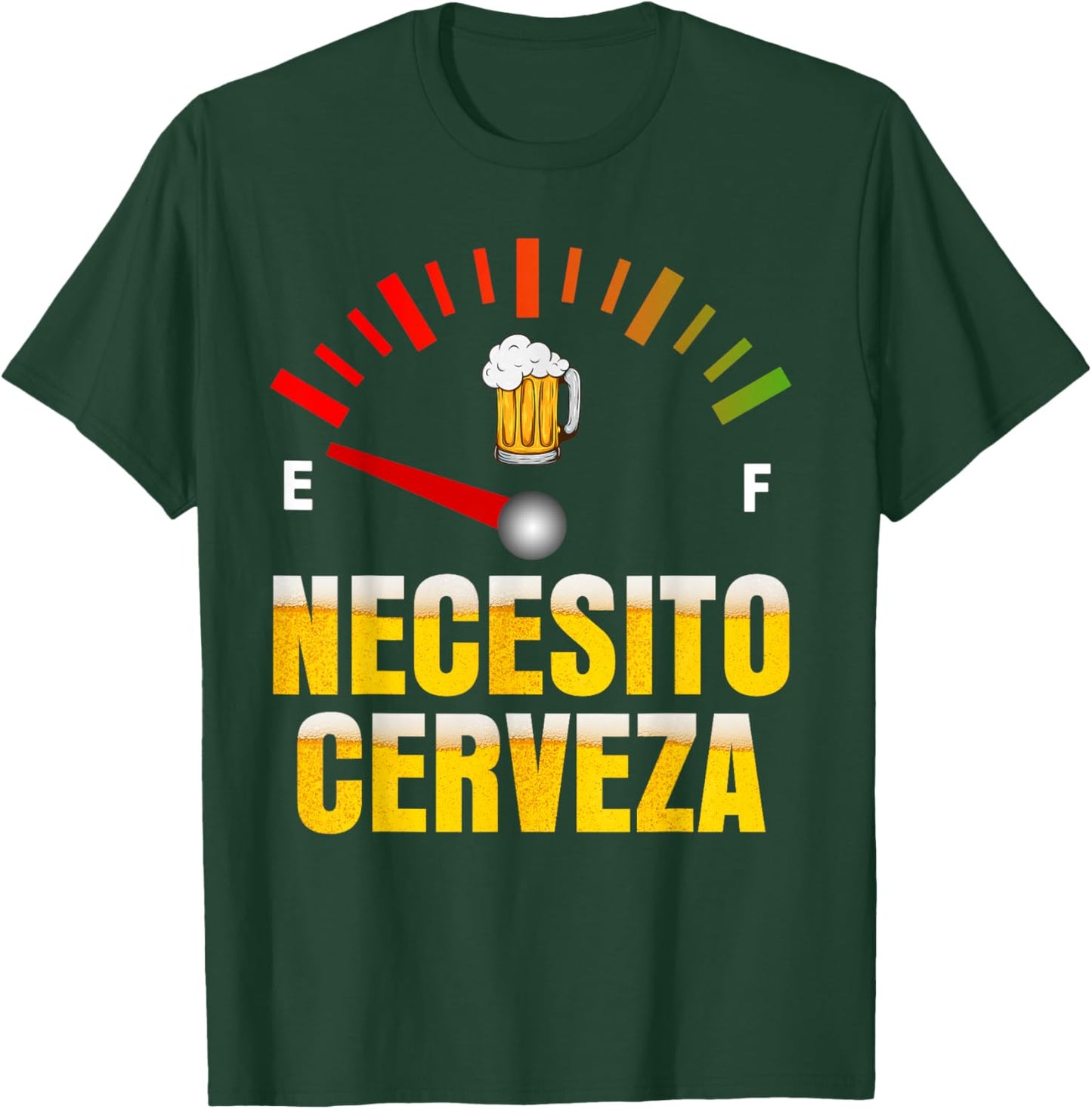 Necesito Cerveza I Need Beer in Spanish Mardi Gras Bbq Party T-Shirt - T-Shirt | Forest
