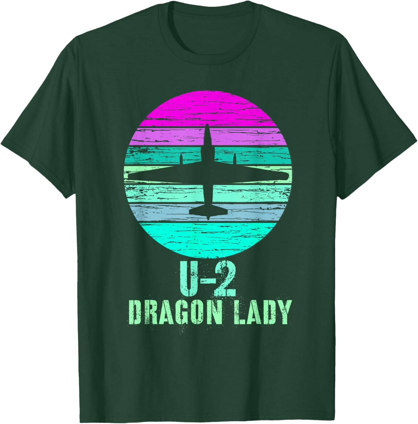 Vintage U-2 Dragon Lady Spy Plane Military Shirt T-Shirt - T-Shirt | Forest