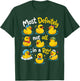 Most Definitely Not All in A Row Sarcastic Joke Rubber Duck T-Shirt - T-Shirt | Forest