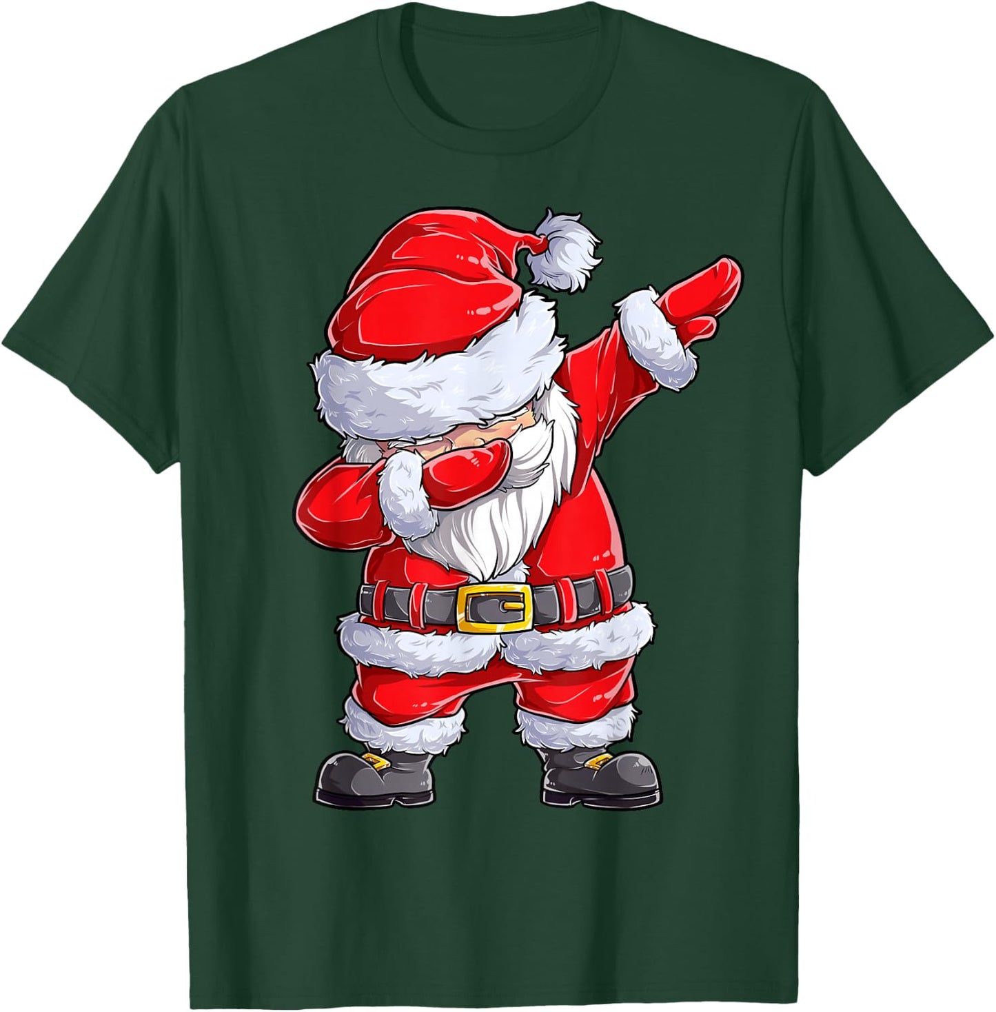 Christmas Boys Dabbing Santa Claus Girls Funny Xmas Dab Cute T-Shirt - T-Shirt | Forest