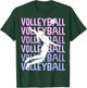 Volleyball Girls Kids Women T-Shirt - T-Shirt | Forest