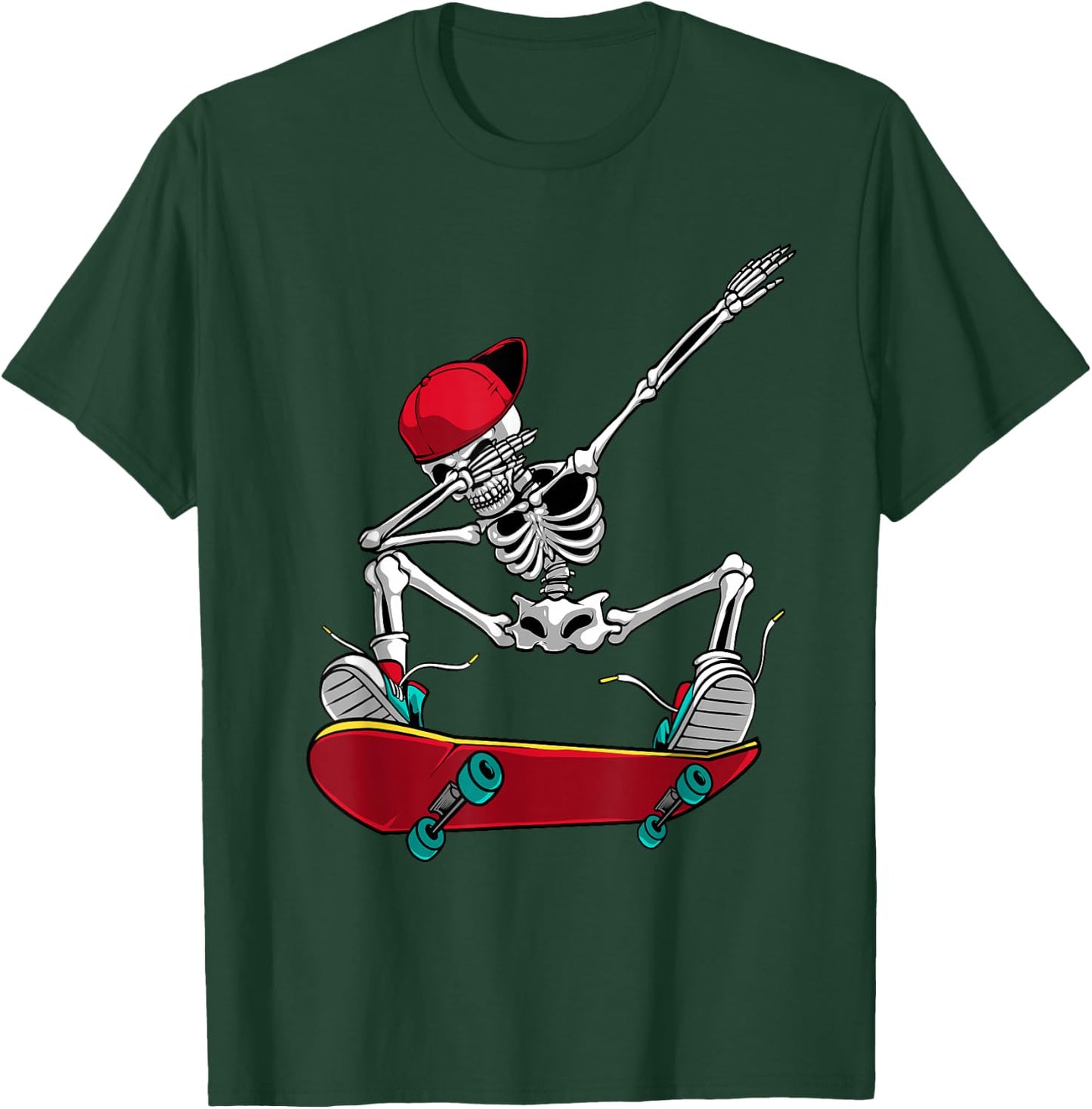 Cool Skateboarding Art Women Skateboard Skateboarder Small T-Shirt - T-Shirt | Forest