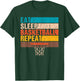 Eat. Sleep. Basketball. Repeat. Basketball Youths Teen Bball T-Shirt - T-Shirt | Forest