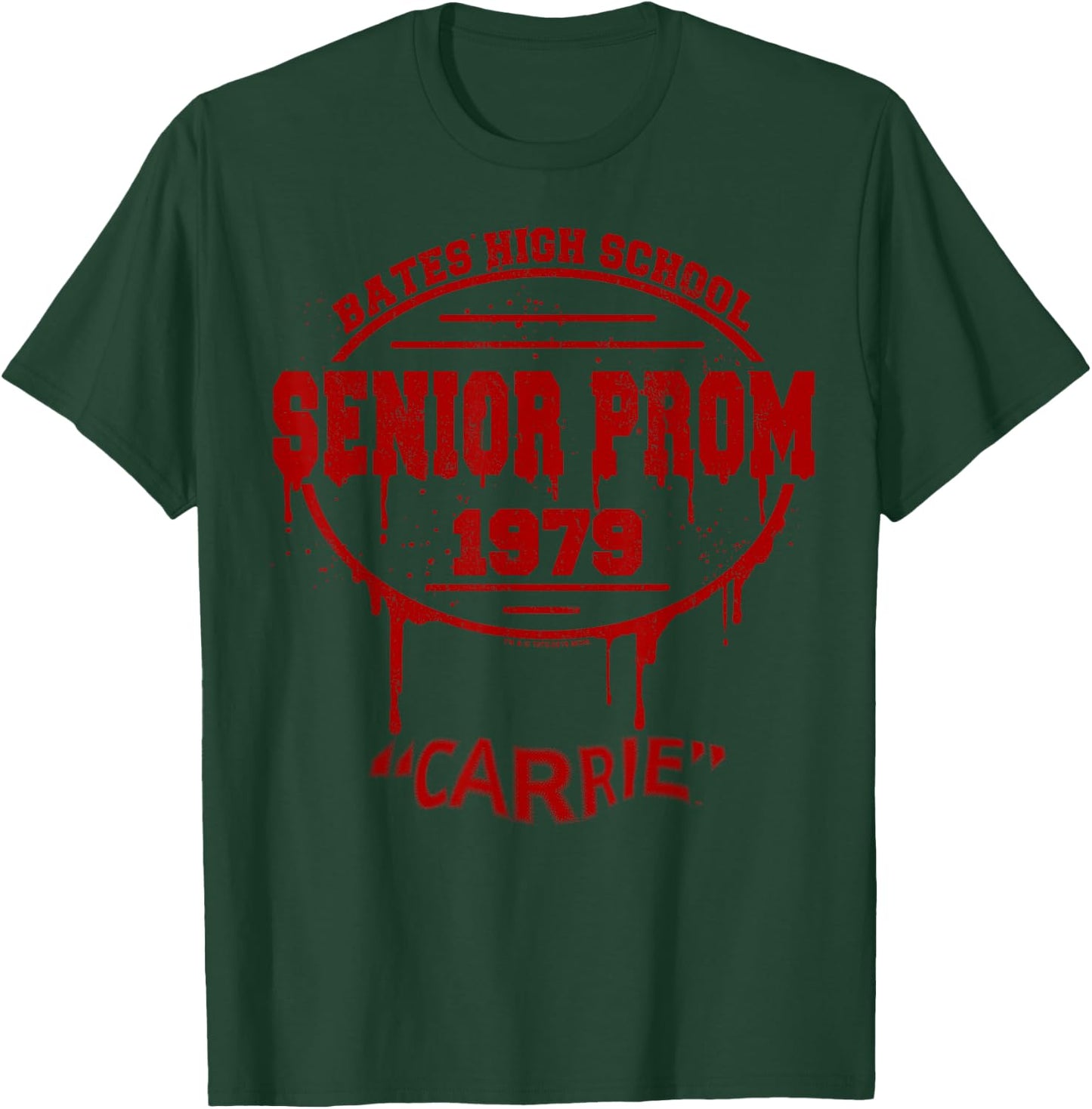 Carrie Bates High School Senior Prom 1979 Logo T-Shirt - T-Shirt | Forest