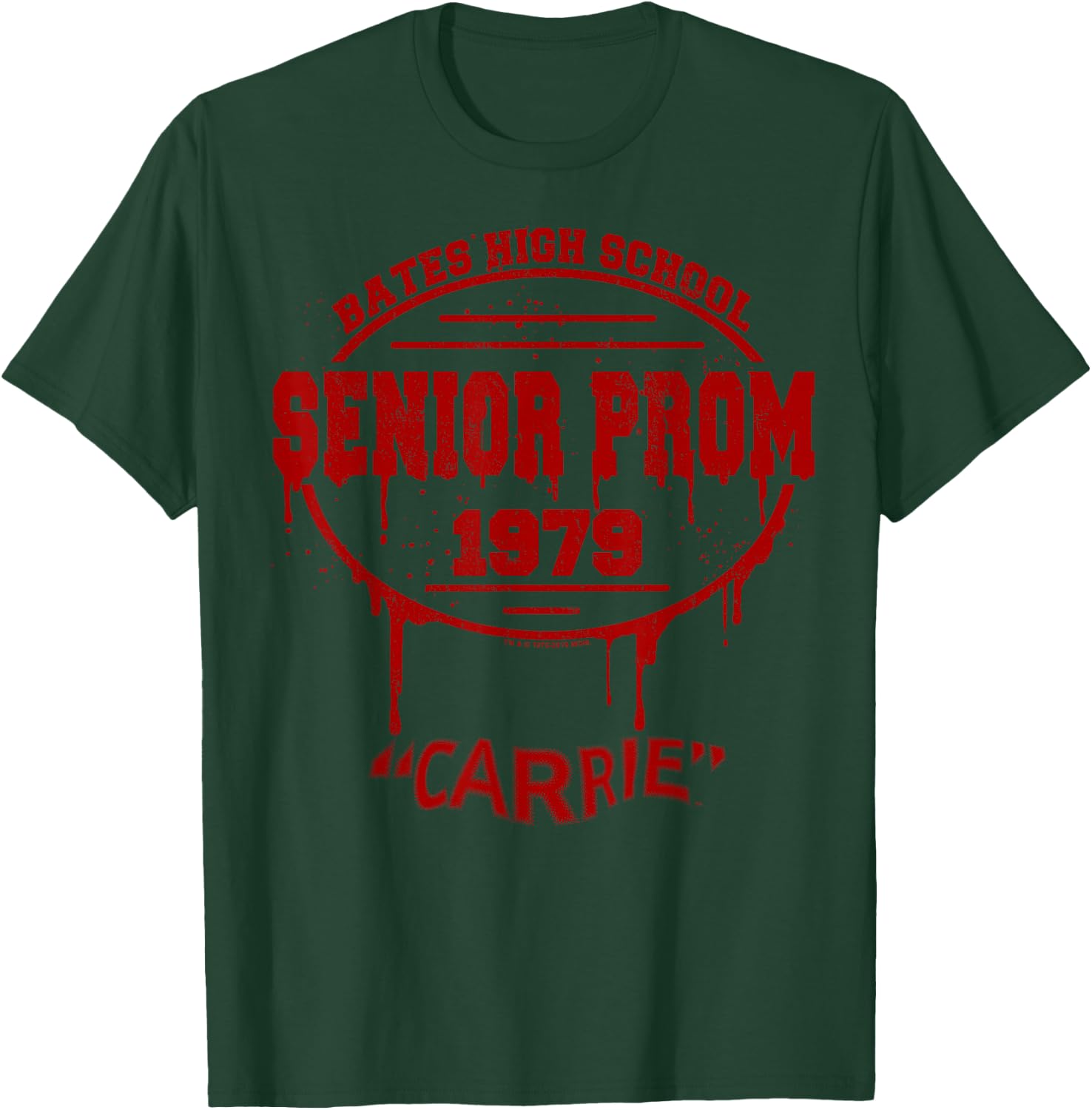 Carrie Bates High School Senior Prom 1979 Logo T-Shirt - T-Shirt | Forest
