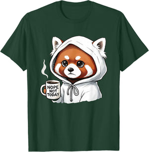 Red Pand Nope Not Today T-Shirt - T-Shirt | Forest