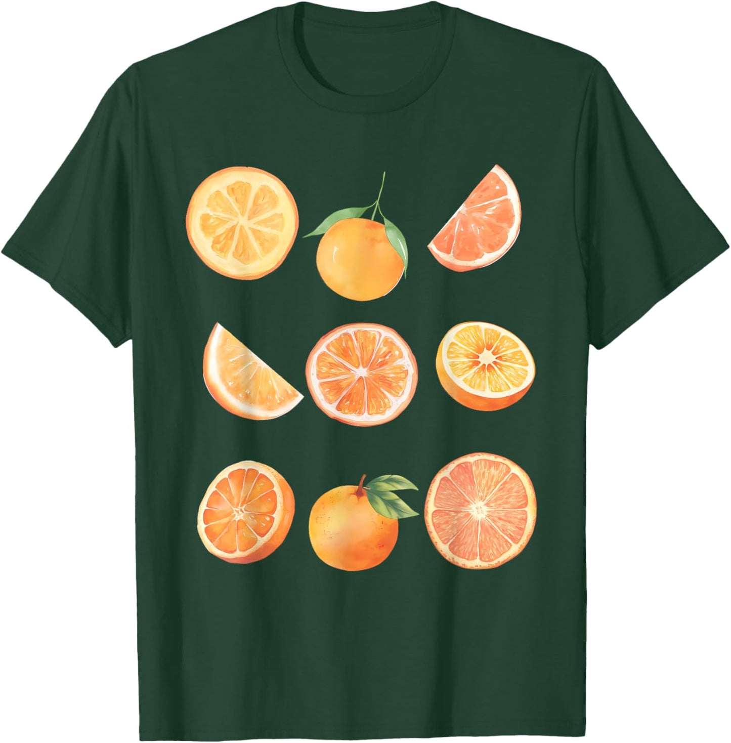 Vintage Graphic Fruit Orange Aesthetic Boho Juicy Men Women T-Shirt - T-Shirt | Forest