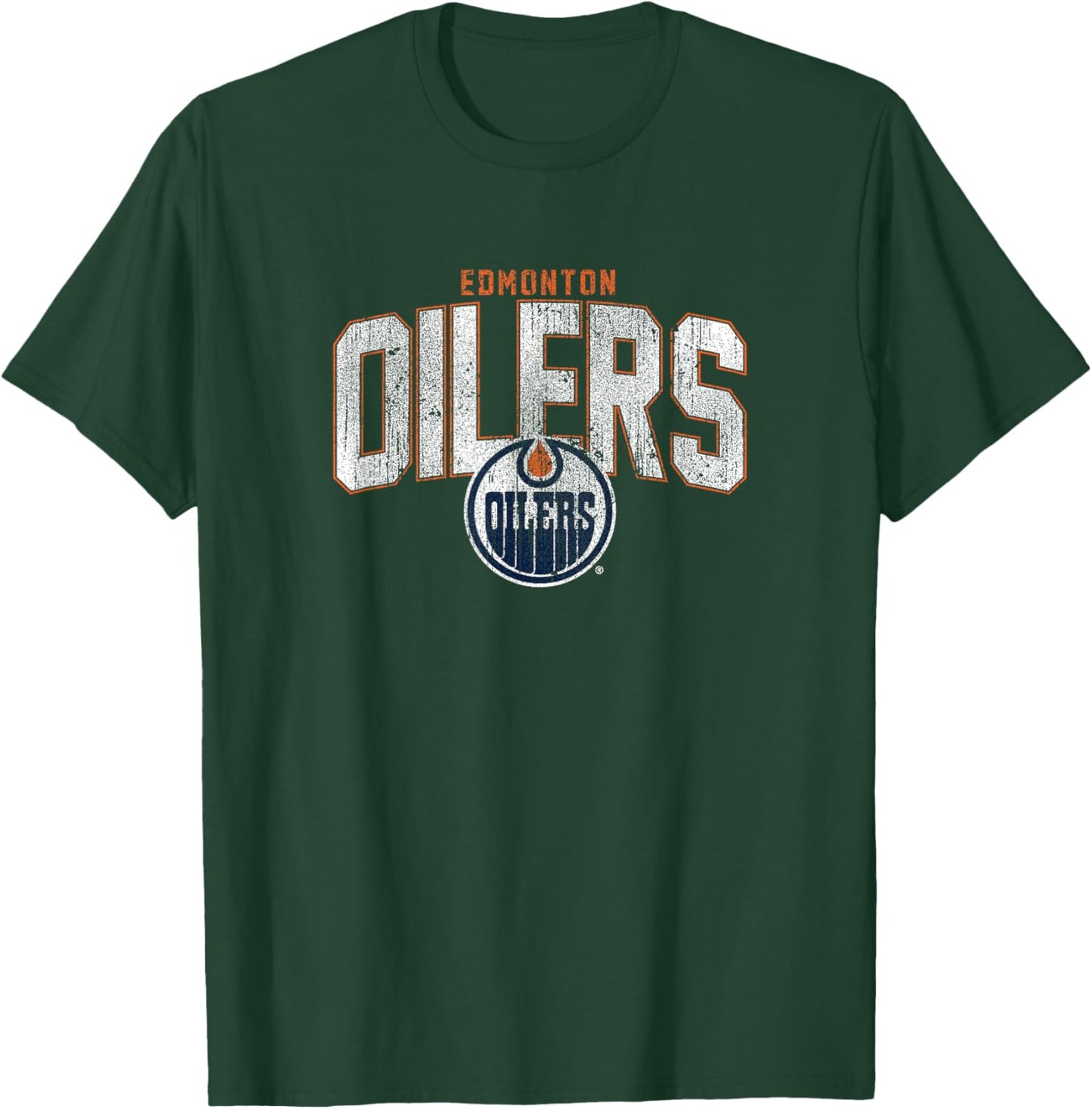 Edmonton Oilers NHL-Hockey mit Vintage-Logo T-Shirt - T-Shirt | Forest