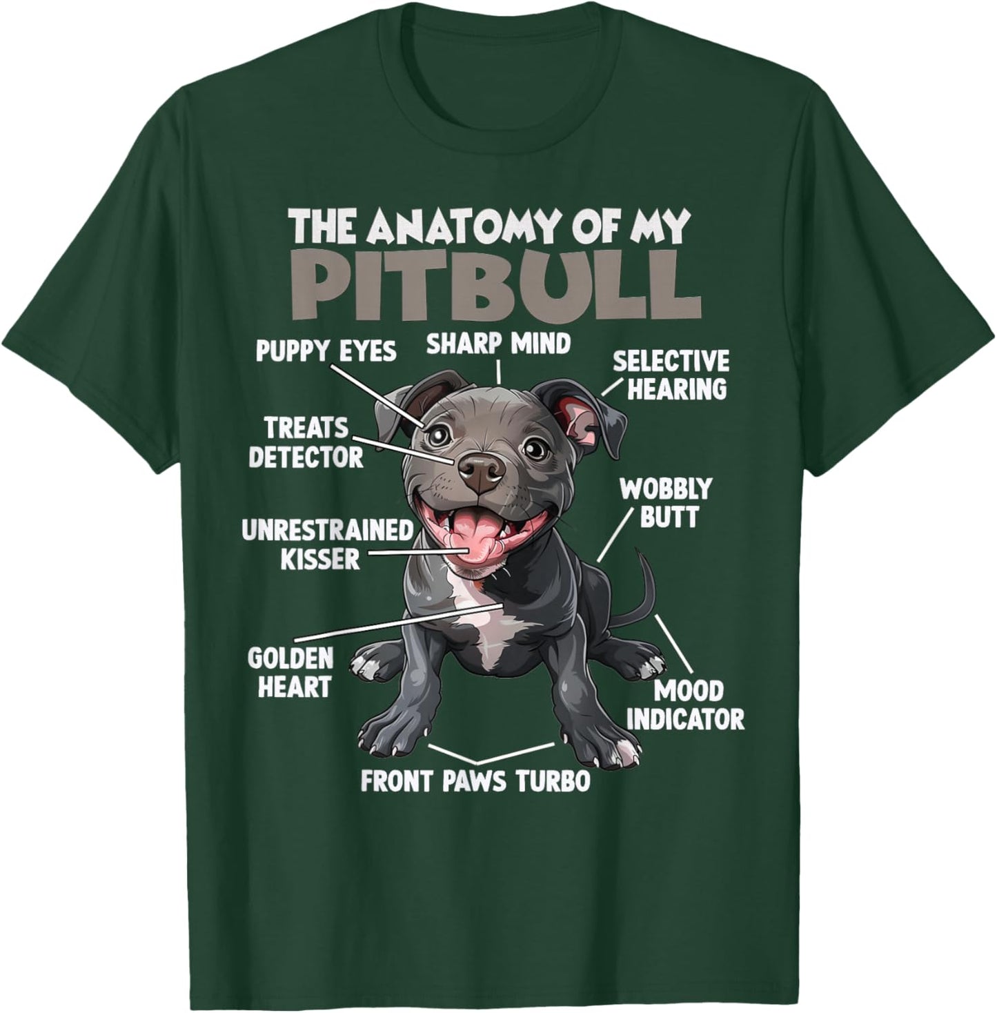 Pitbull Walk T Dog Lover Pitbull Dogs T-Shirt - T-Shirt | Forest