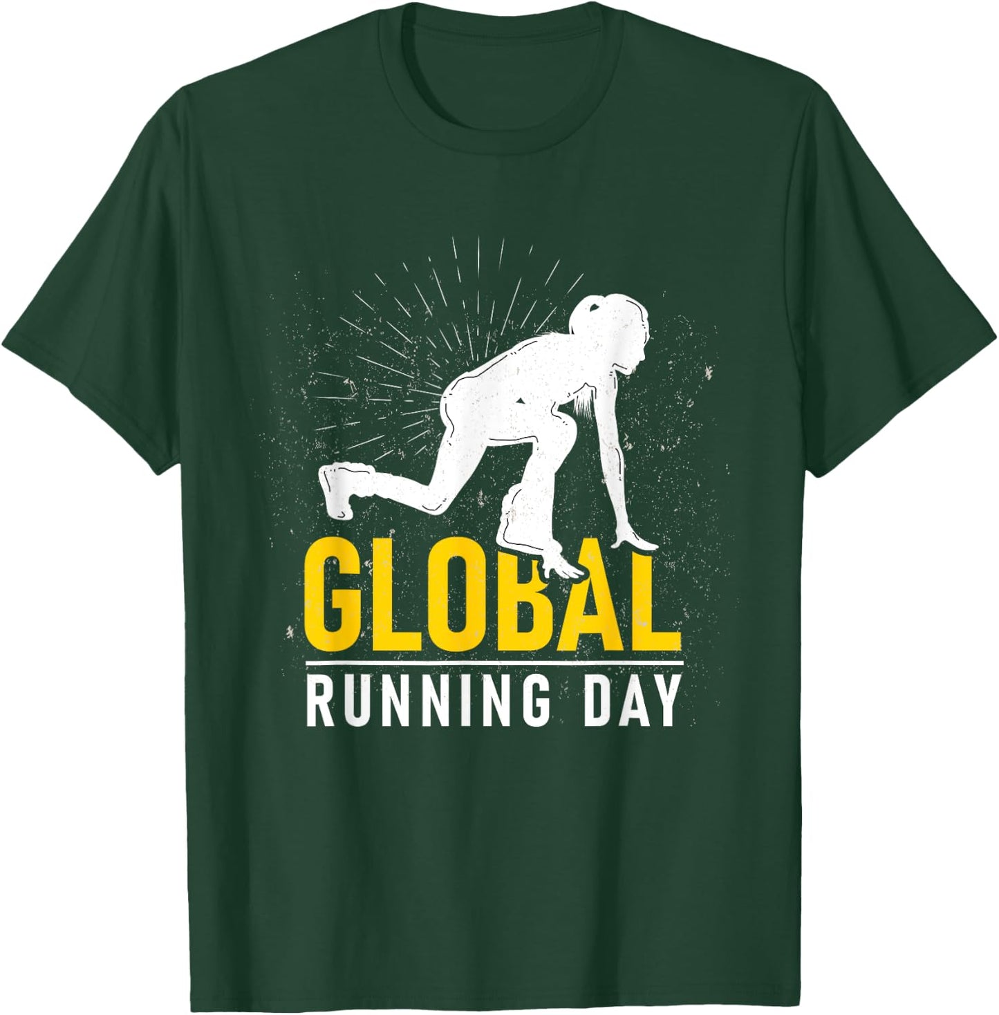 Global Running Day Gift Global Running Day & Sprinters T-Shirt - T-Shirt | Forest
