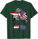 Iraqi Flag Iraq Women American USA Heritage Iraq T-Shirt - T-Shirt | Forest
