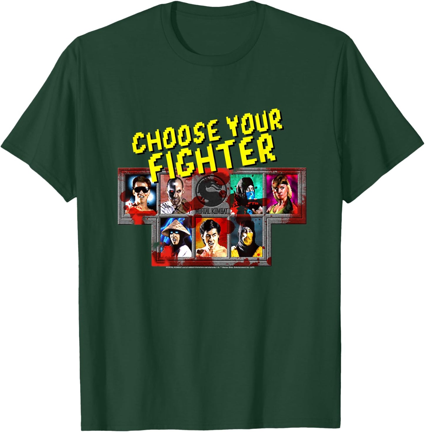 Mortal Kombat Classic Choose Your Fighter T-Shirt - T-Shirt | Forest