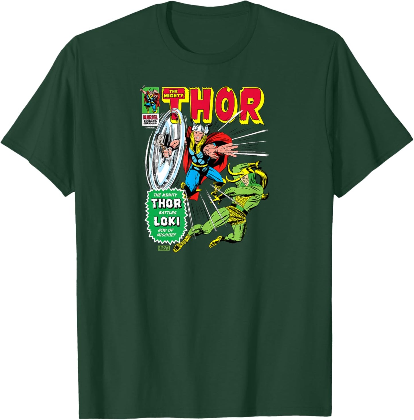 Thor - Retro Dover T-Shirt - T-Shirt | Forest