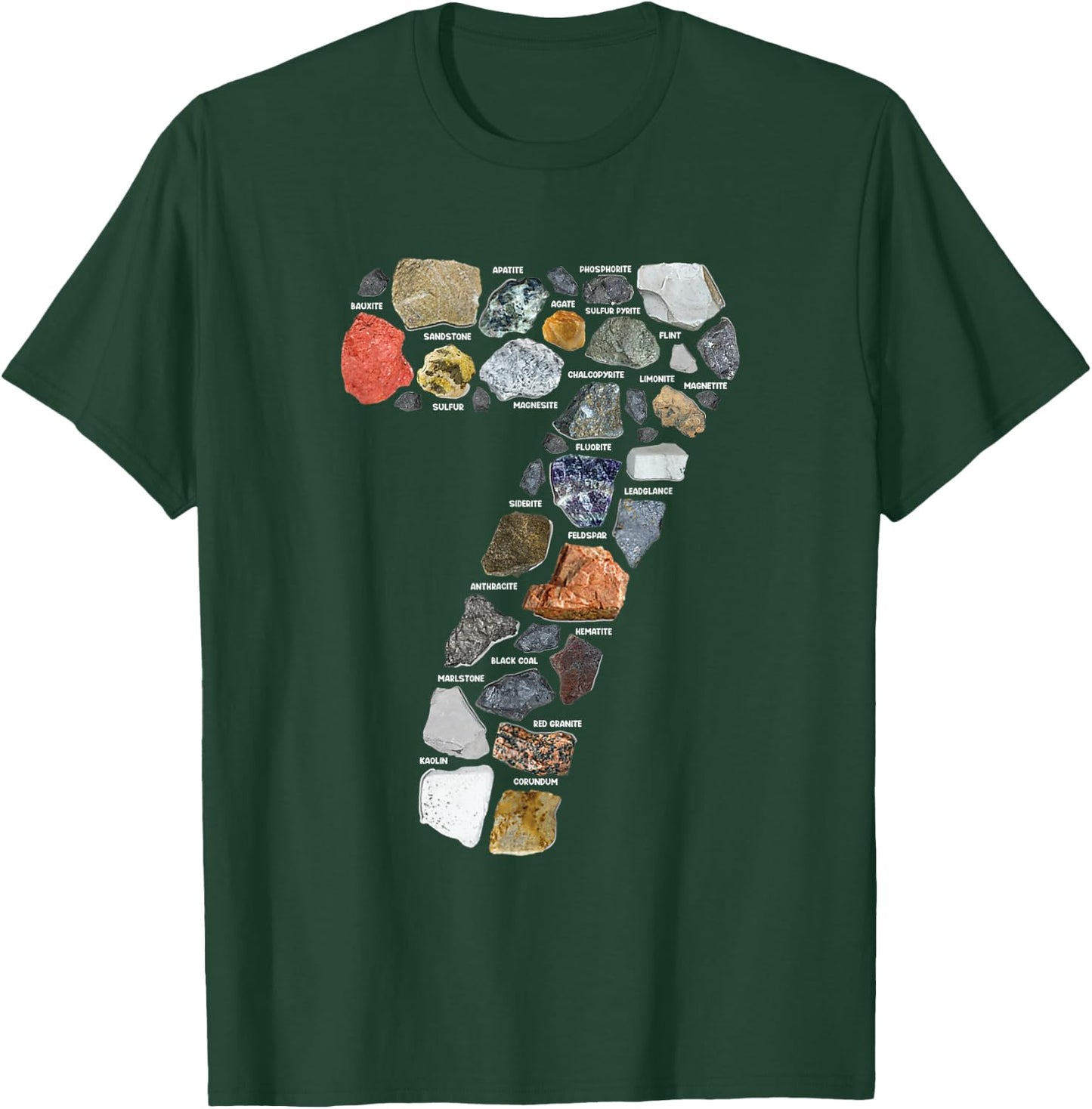 Geology 7 Years Old Rock Collecting 7th Birthday T-Shirt - T-Shirt | Forest
