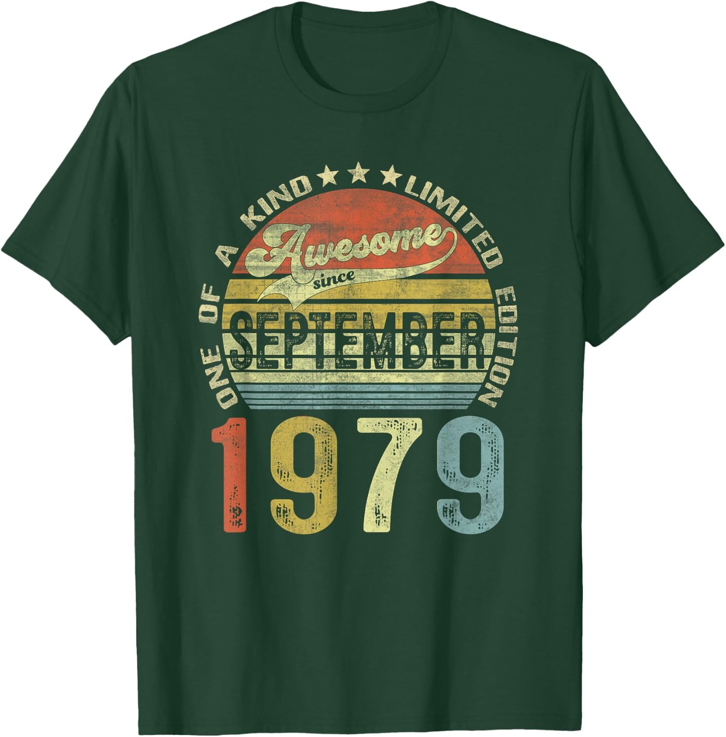 41 Years Old Gifts Vintage September 1979 41th Birthday Gift T-Shirt - T-Shirt | Forest