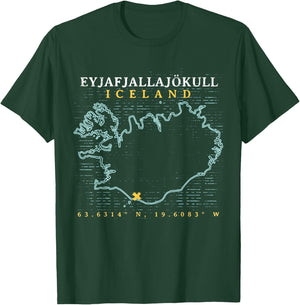 Iceland Eyjafjallajökull T-Shirt - T-Shirt | Forest