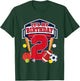 Sports Ball It's My 2nd Birthday Boy 2 Year Old Birthday T-Shirt - T-Shirt | Forest