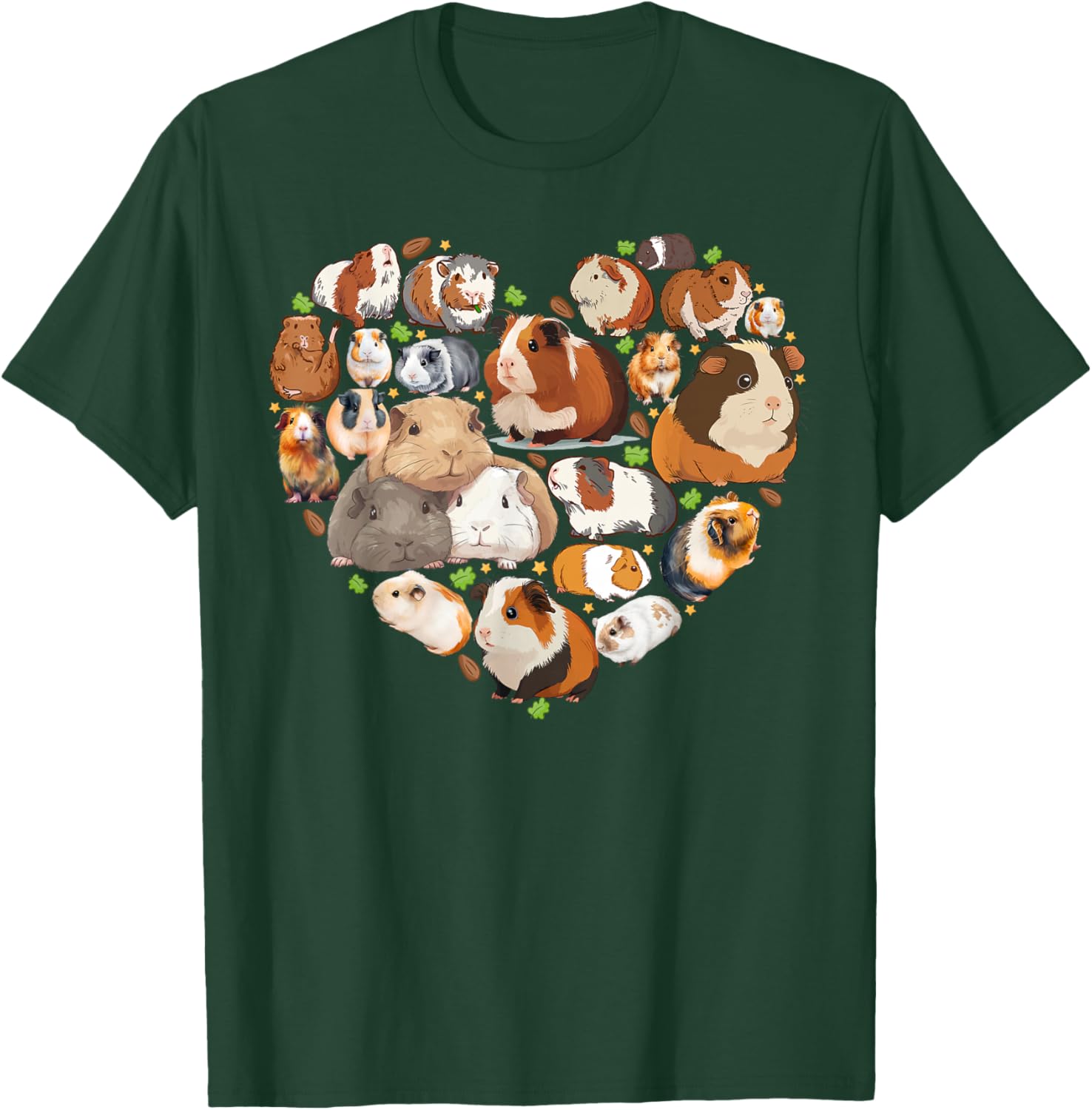 Guinea Pig Heart T-Shirt - T-Shirt | Forest