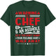 Warning Im A Chef And An Asshole So If You Don't Want Your T-Shirt - T-Shirt | Forest