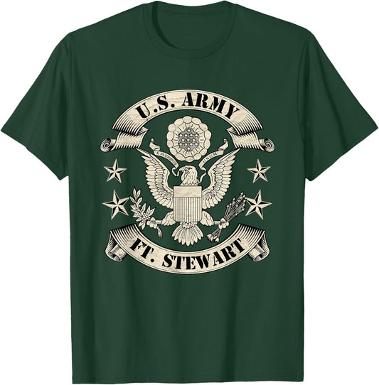 Fort Stewart 3rd Infantry Division Ft Stewart Georgia GA T-Shirt - T-Shirt | Forest