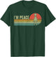 I Come In Peace im Peace Matching Couples Alien T-Shirt - T-Shirt | Forest